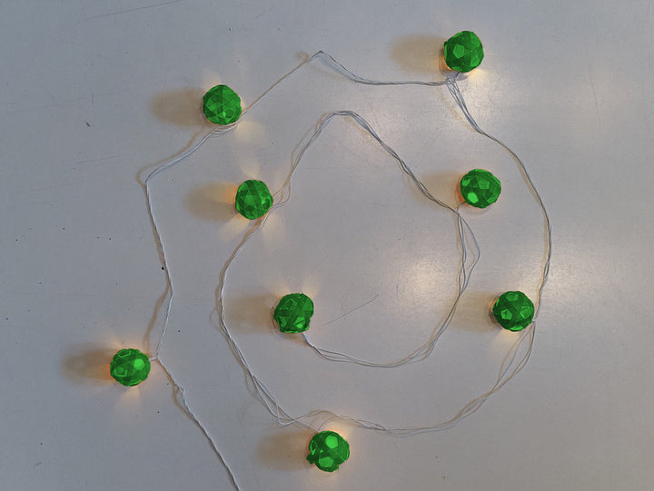 LightingStar Full Moon Handcrafted Bamboo String LightGreenkraftFlourish Planet