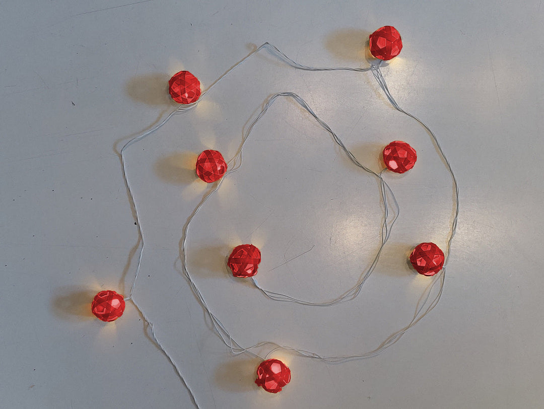 LightingStar Full Moon Handcrafted Bamboo String LightGreenkraftFlourish Planet