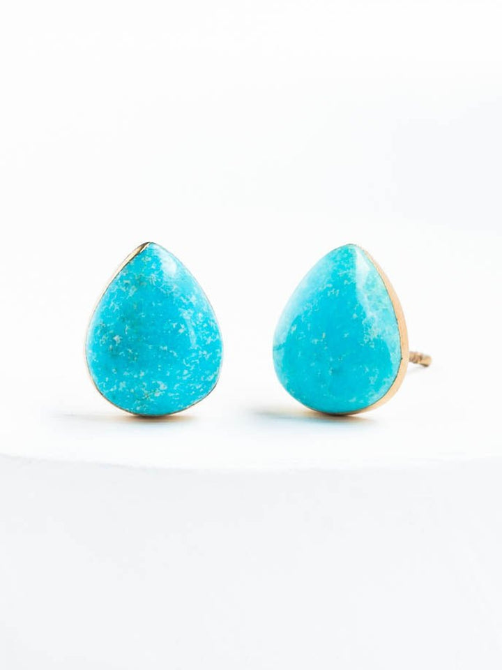 JewelryTeresa Teardrop Turquoise StudsStarfish Project