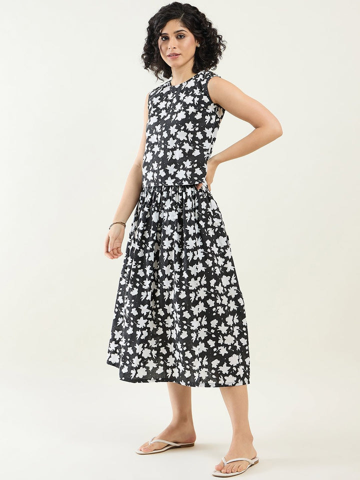 Co - ord SetTop and Midi Skirt Coord SetArras