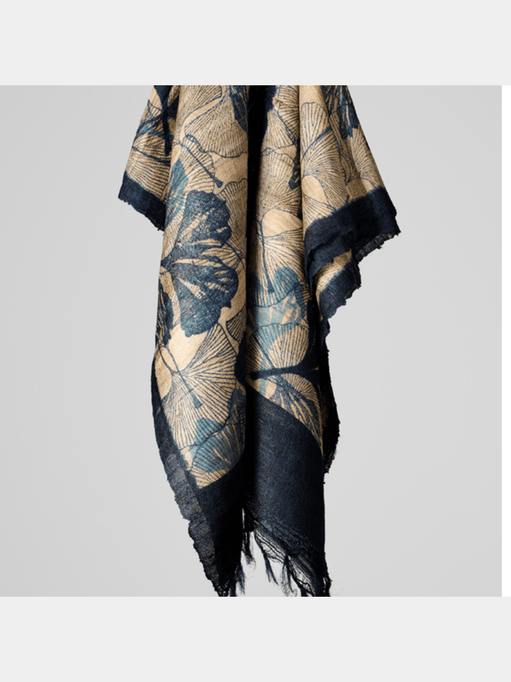 Scarves and WrapsTussar Silk Scarf Ava BlueUrban Medley