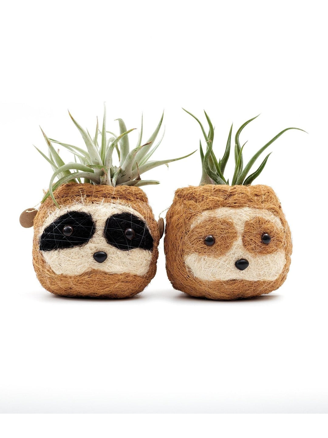 Home DecorTwo-tone Sloth Coco Coir Planter - Handmade Planters | LIKHÂLIKHÂ