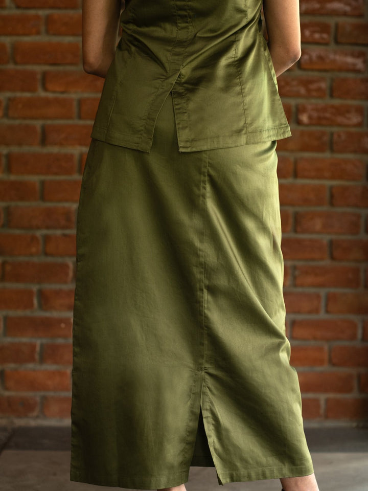 SkirtsVest Skirt Trees Set - Olive GreenTARI - The Loom TheoryFlourish Planet