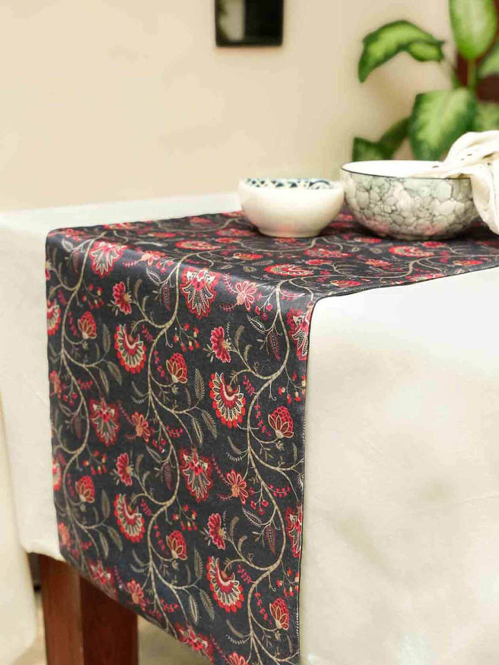 Table & DiningVibrant Visions Silk Table RunnerHome YarnFlourish Planet