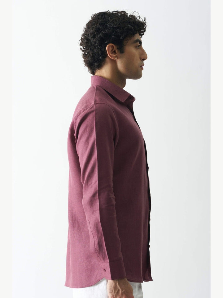 Shirts & T-shirtsVine Yard - Rozzana Full Sleeve Pure Linen ShirtCultura StudioFlourish Planet