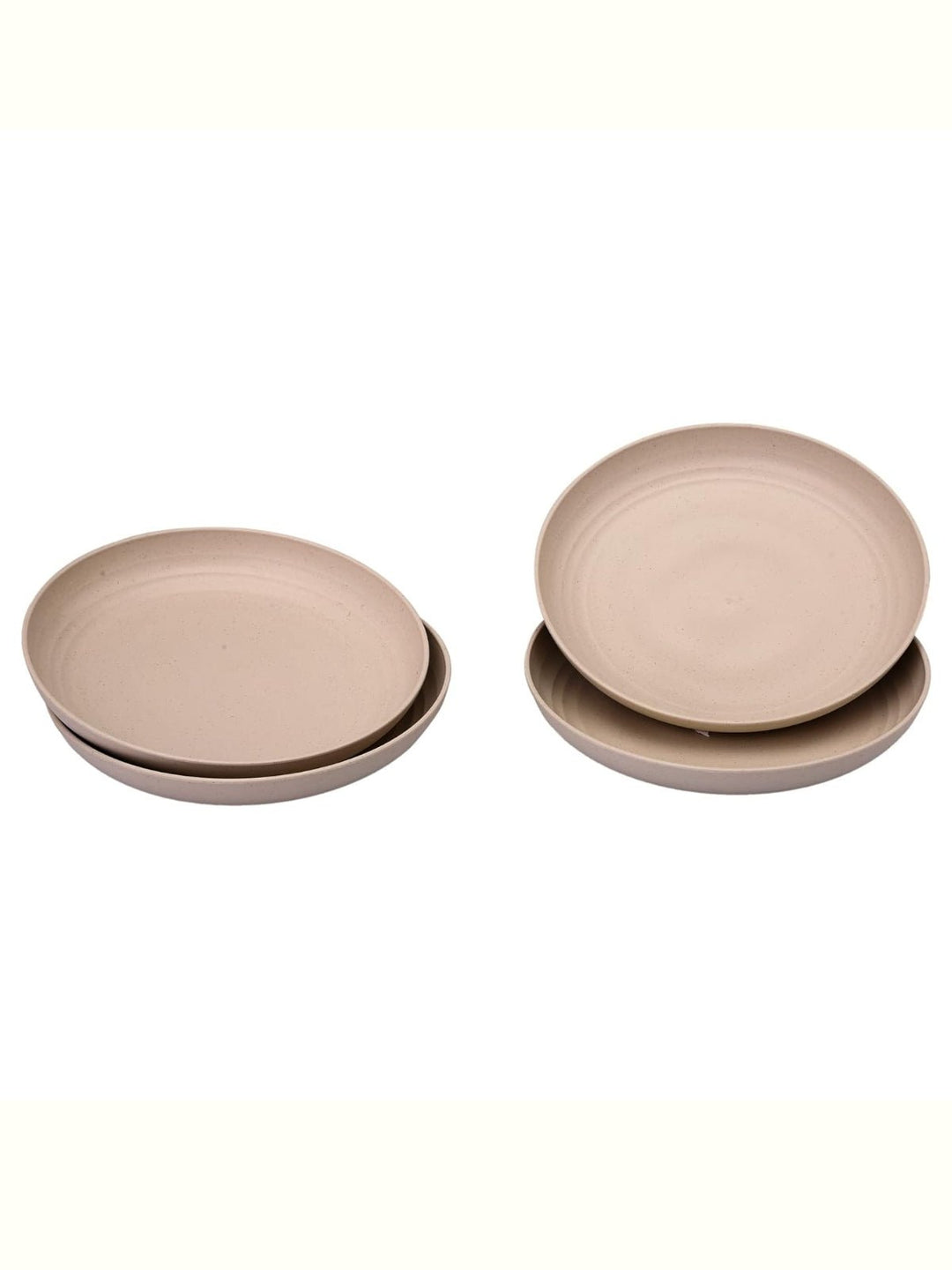 Table and DiningWheat Straw Dinner Plates Set of 4Irida Naturals