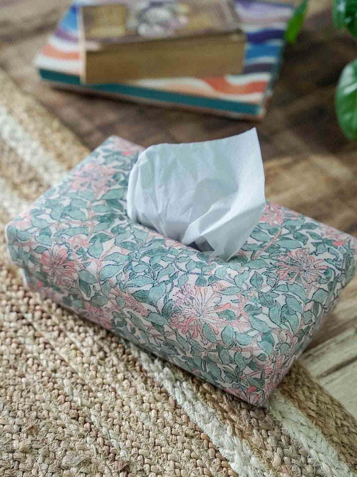 Table and DiningWhimsical Garden Floral Print Tissue BoxHome Yarn