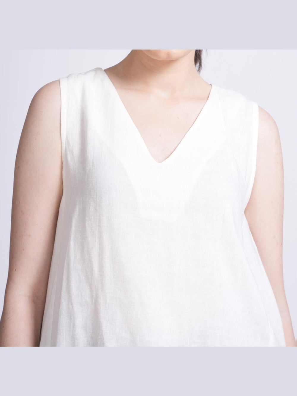 TopsWomen Linen Sleeveless A - Line TopSaltpetre