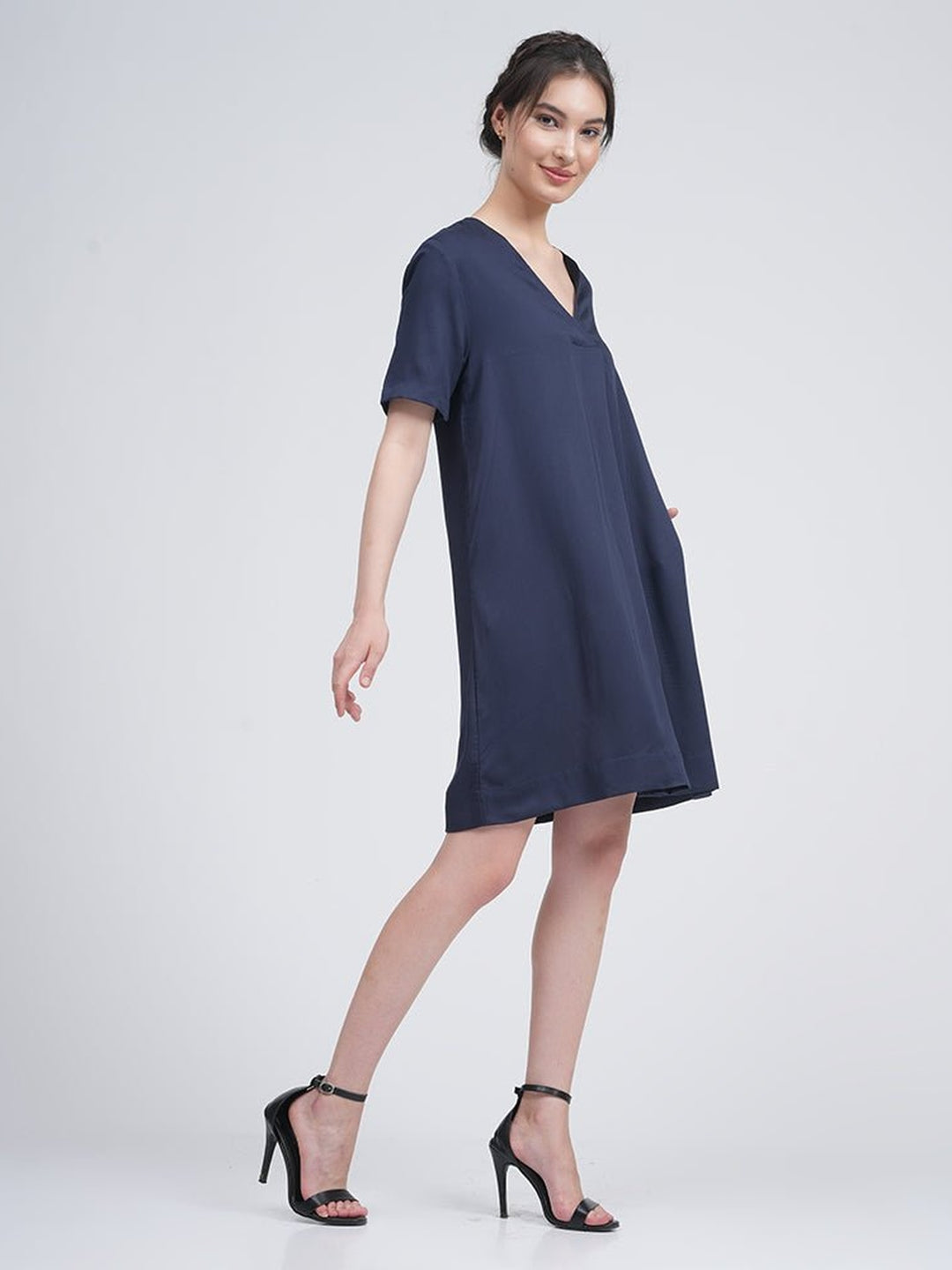 TopsWomen Modal Front Pleat DressSaltpetre