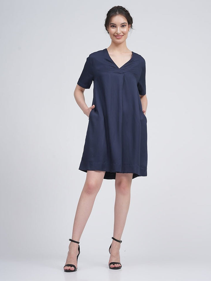 TopsWomen Modal Front Pleat DressSaltpetre