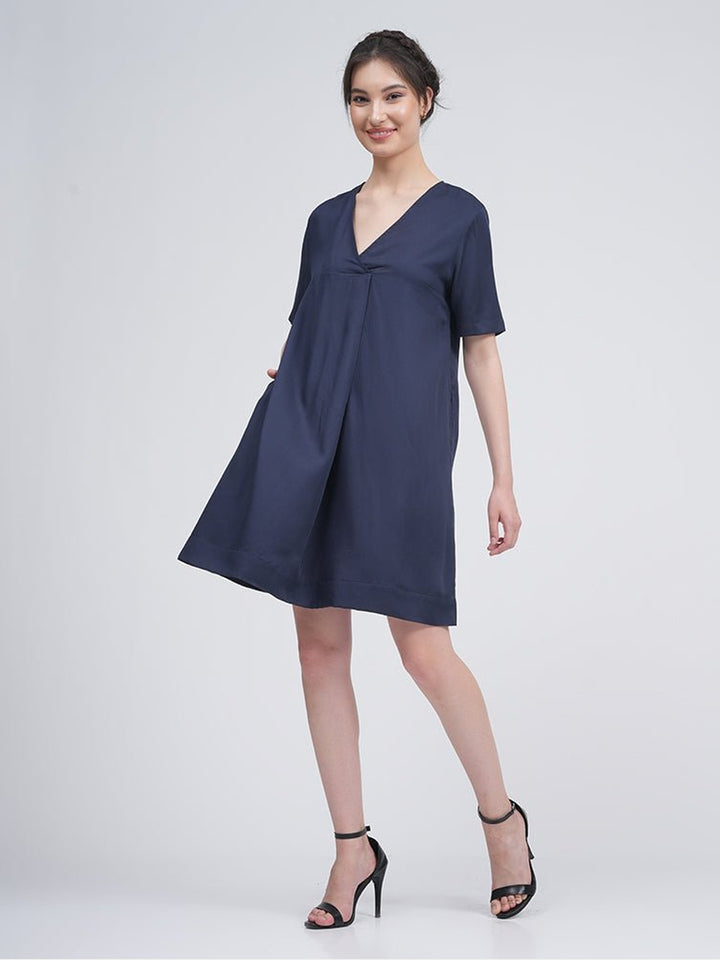 TopsWomen Modal Front Pleat DressSaltpetre