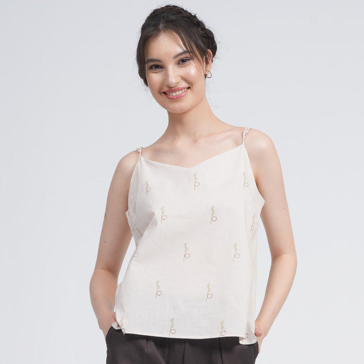 TopsWomen Organic Cotton Solid Slip TopSaltpetre