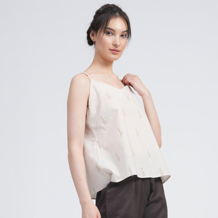 TopsWomen Organic Cotton Solid Slip TopSaltpetre