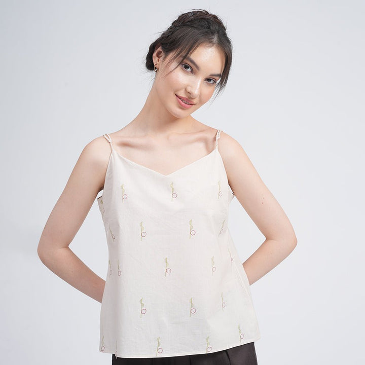 TopsWomen Organic Cotton Solid Slip TopSaltpetre