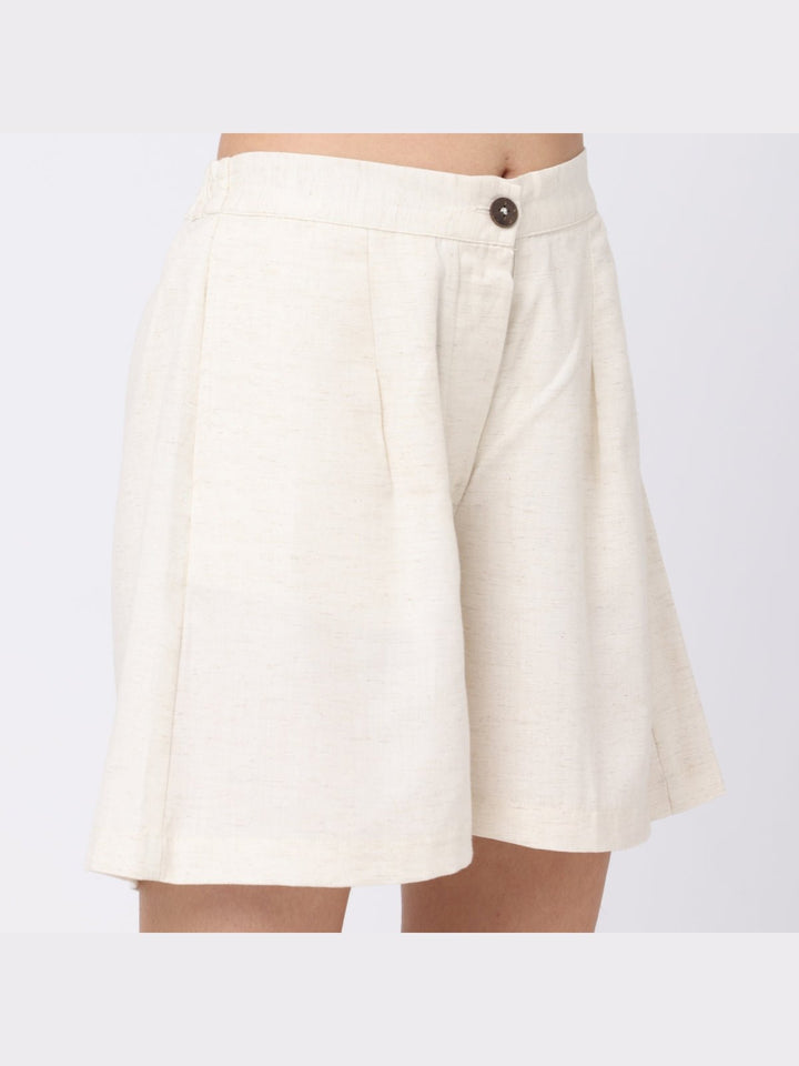 Pants & ShortsWomen Tencel Solid ShortsSaltpetre