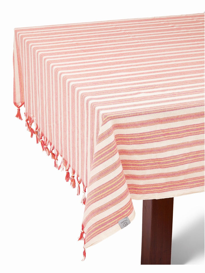 Bath LinenAndana Striped Tablecloth Set - MagentaHilana Upcycled Cotton