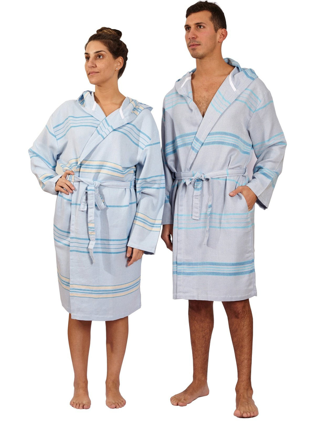 Bath LinenAntalya Unisex Bathrobe - BeigeHilana Upcycled Cotton