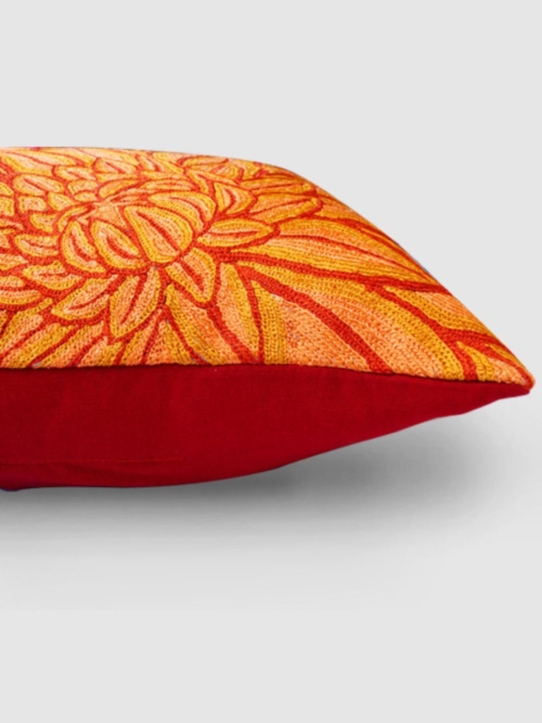 Bed and LivingAster Chainstitch Embroidered Cushion CoverZaina