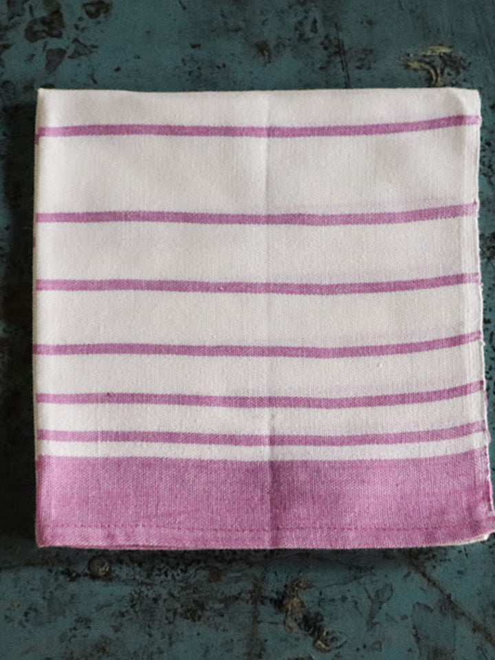 Table and DiningAsymetric Stripe Table Napkin Set of 2Kara Weaves