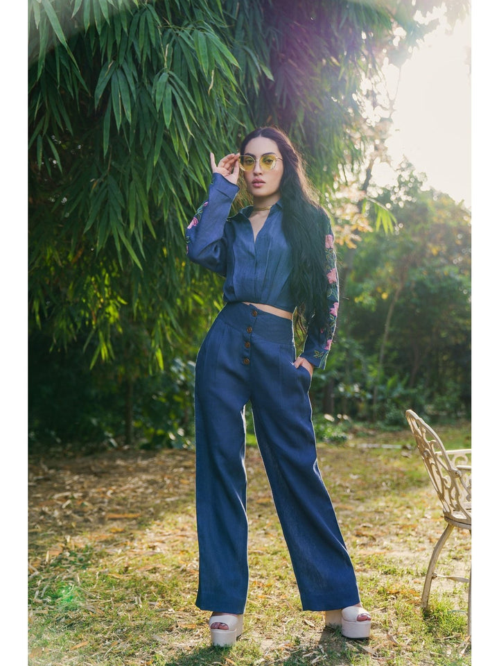 Pants and ShortsAzul Linen PantsHeadstrong by Hema Sharma