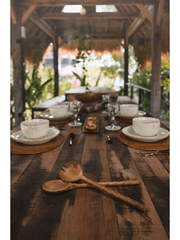 Table and DiningBAMBOO HANDLE SERVING TONGSPOPPY + SAGE
