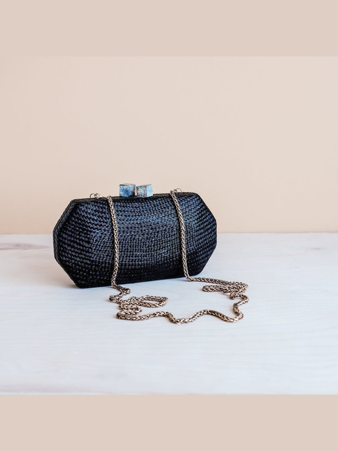 BagsBlack Woven Clutch - Handwoven ClutchLIKHÂ