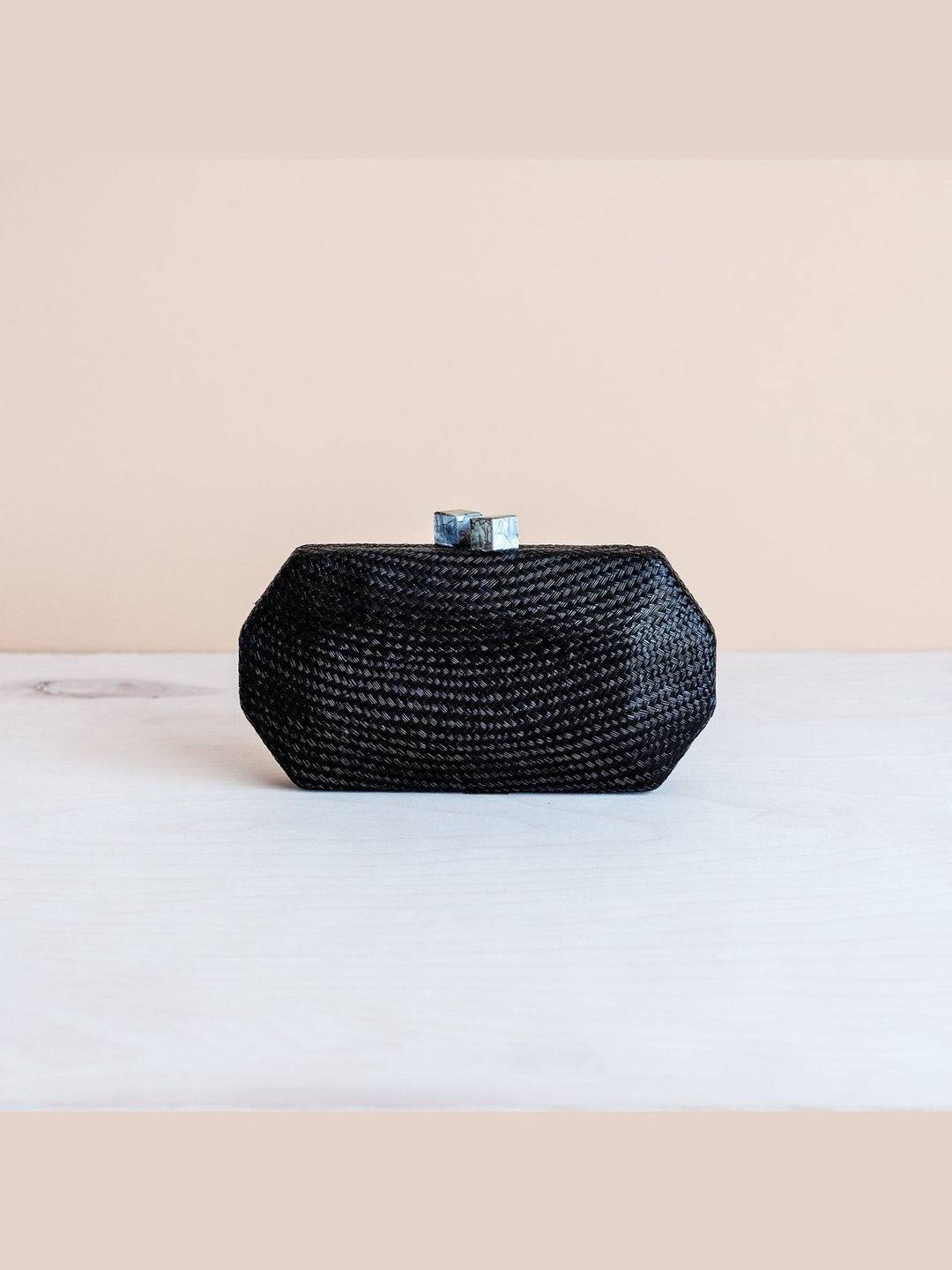 BagsBlack Woven Clutch - Handwoven ClutchLIKHÂ