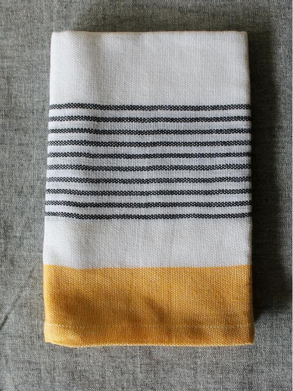 Bath LinenBlock Stripe Face TowelKara Weaves