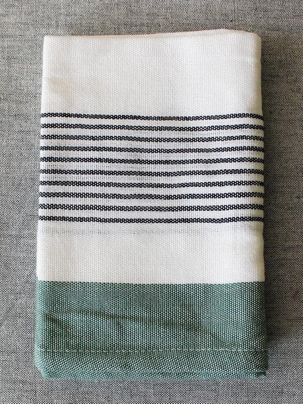 Bath LinenBlock Stripe Face TowelKara Weaves