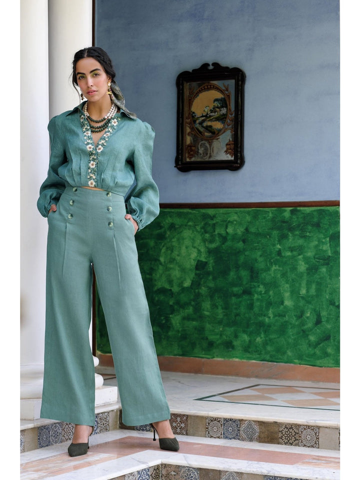 Pants and ShortsCatamaran Linen PantsHeadstrong by Hema Sharma