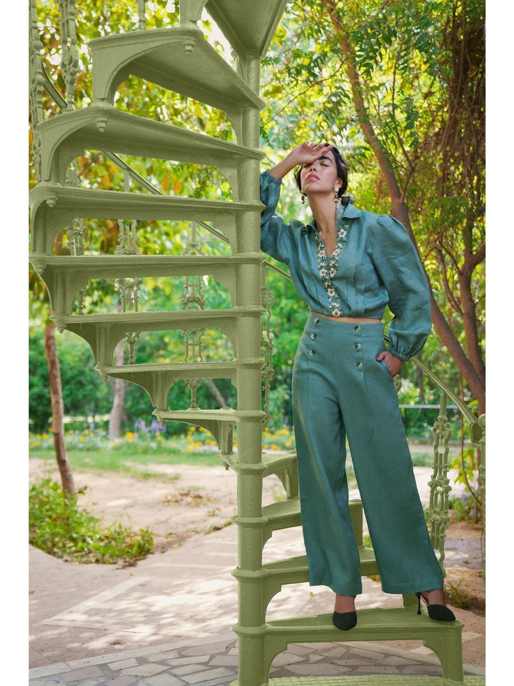 Pants and ShortsCatamaran Linen PantsHeadstrong by Hema Sharma