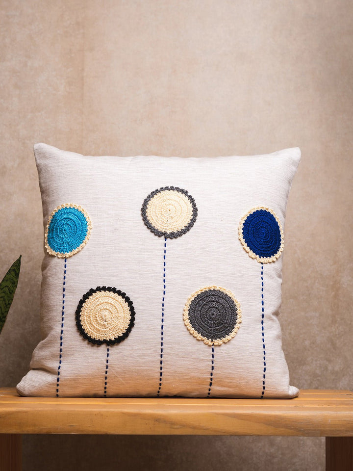 Bed and LivingChrochet Circles Cushion CoverNandni Studio