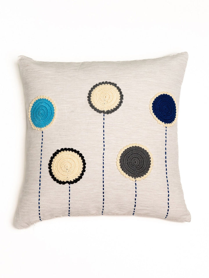 Bed and LivingChrochet Circles Cushion CoverNandni Studio