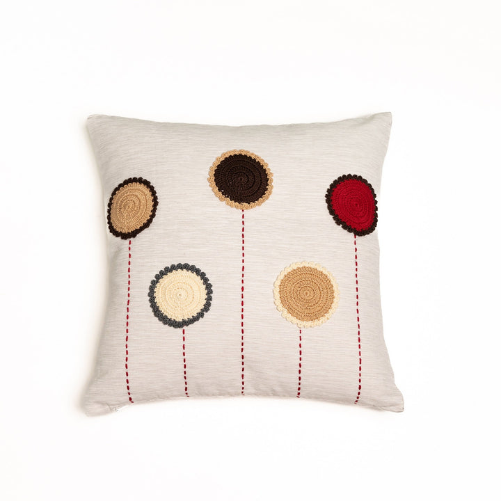 Bed and LivingChrochet Circles Cushion CoverNandni Studio