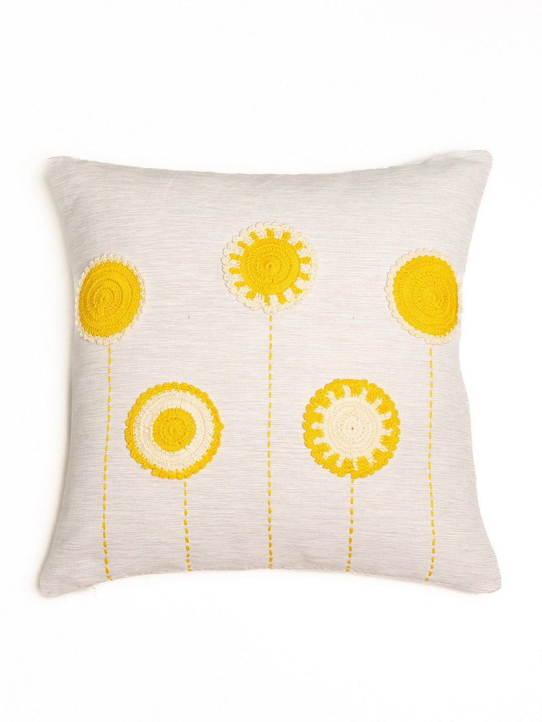 Bed and LivingChrochet Circles Cushion CoverNandni Studio