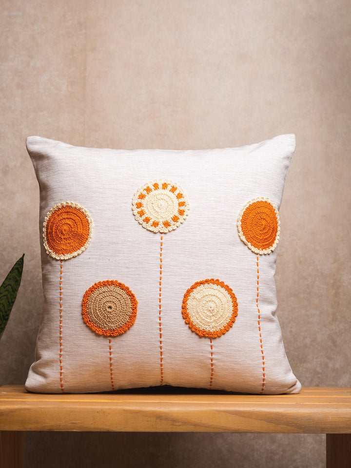 Bed and LivingChrochet Circles Cushion CoverNandni Studio