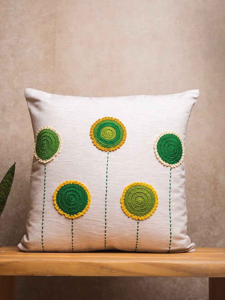 Bed and LivingChrochet Circles Cushion CoverNandni Studio