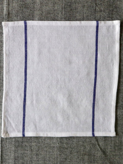 Cocktail Napkin Single Stripe Tiny Towel Set of 6