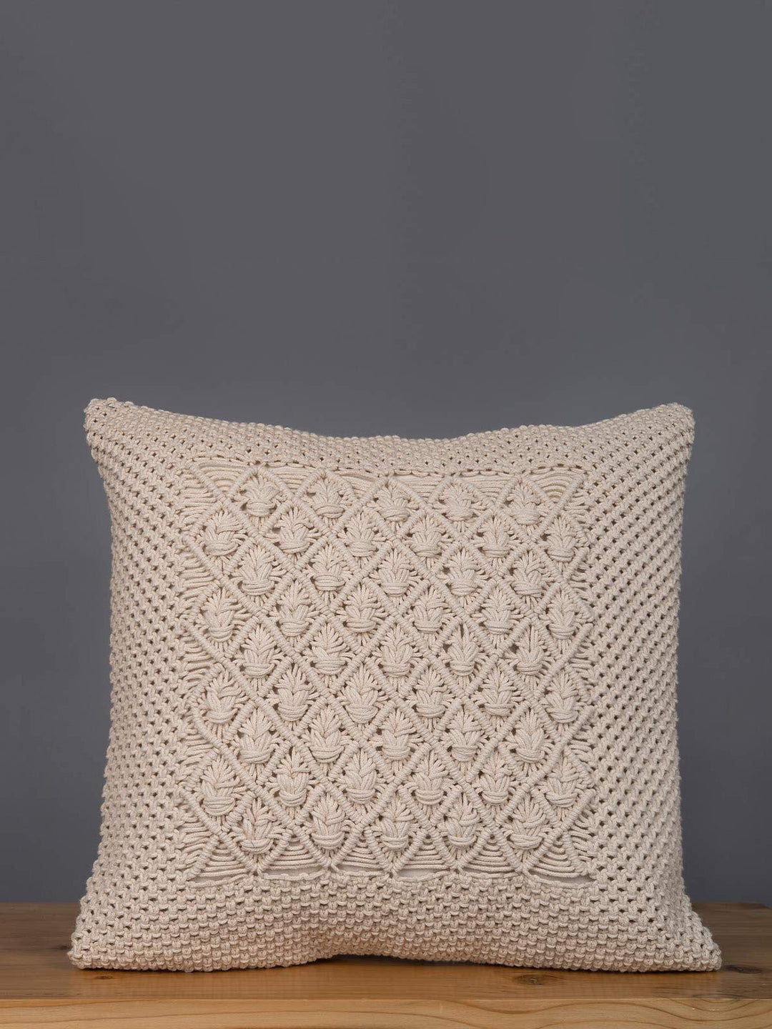 Bed and LivingDiamond Hand-Knotted Cushion CoverOne 'O' Eight Knots