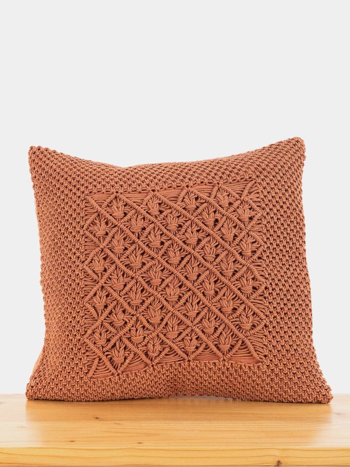 Bed and LivingDiamond Hand-Knotted Cushion CoverOne 'O' Eight Knots