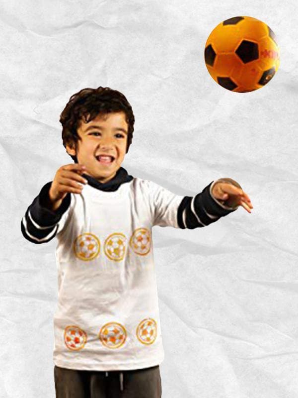 Toys and GamesDIY Craft Kit Block Print Your T-Shirt (Football)Potli