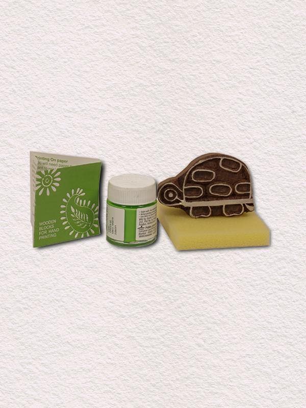 Toys and GamesDIY Craft Kit Turtle Block Print Your T-ShirtPotli