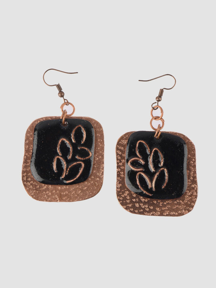 JewelryELEMENTS Phyllo Coal EarringsEkibeki