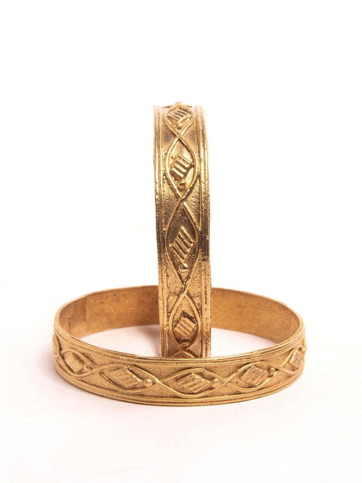 JewelryGeometric Brass BangleMiharu