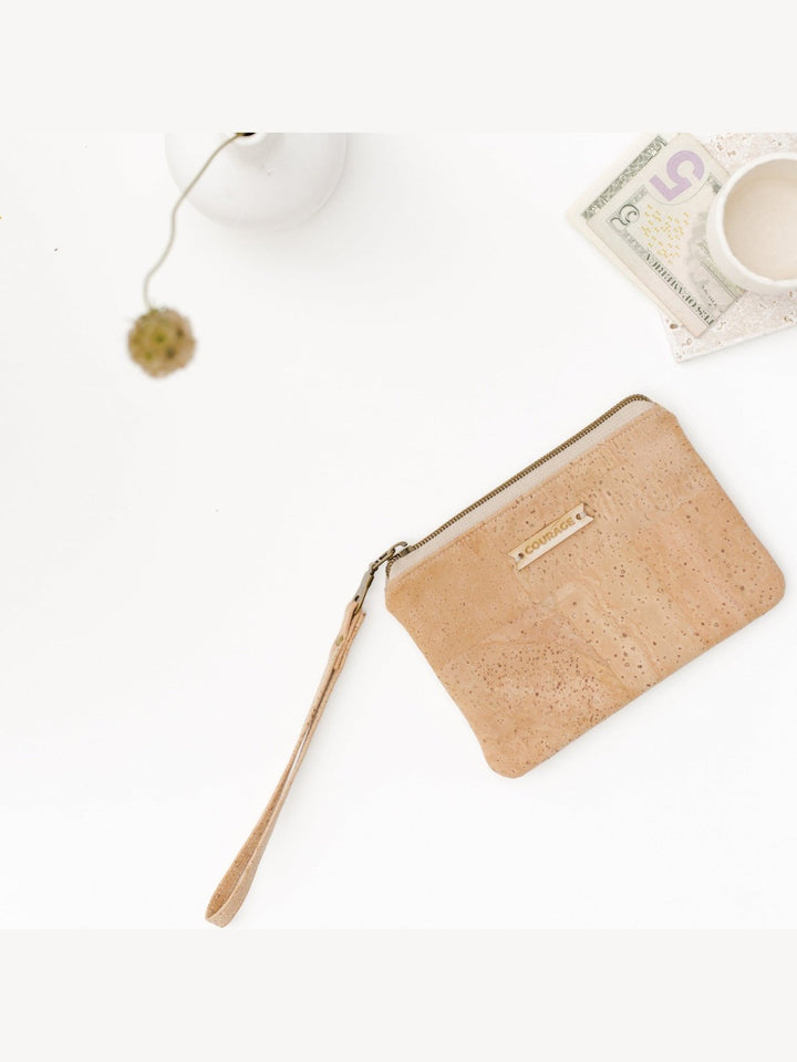 BagsGIVER card wristlet | NATURALCarry Courage