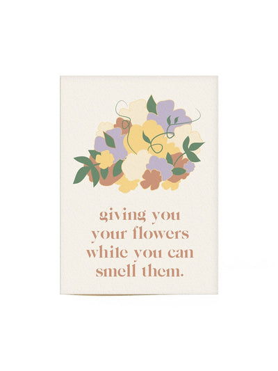 Stationery and OfficeGiving You Flowers Card IAya Paper Co