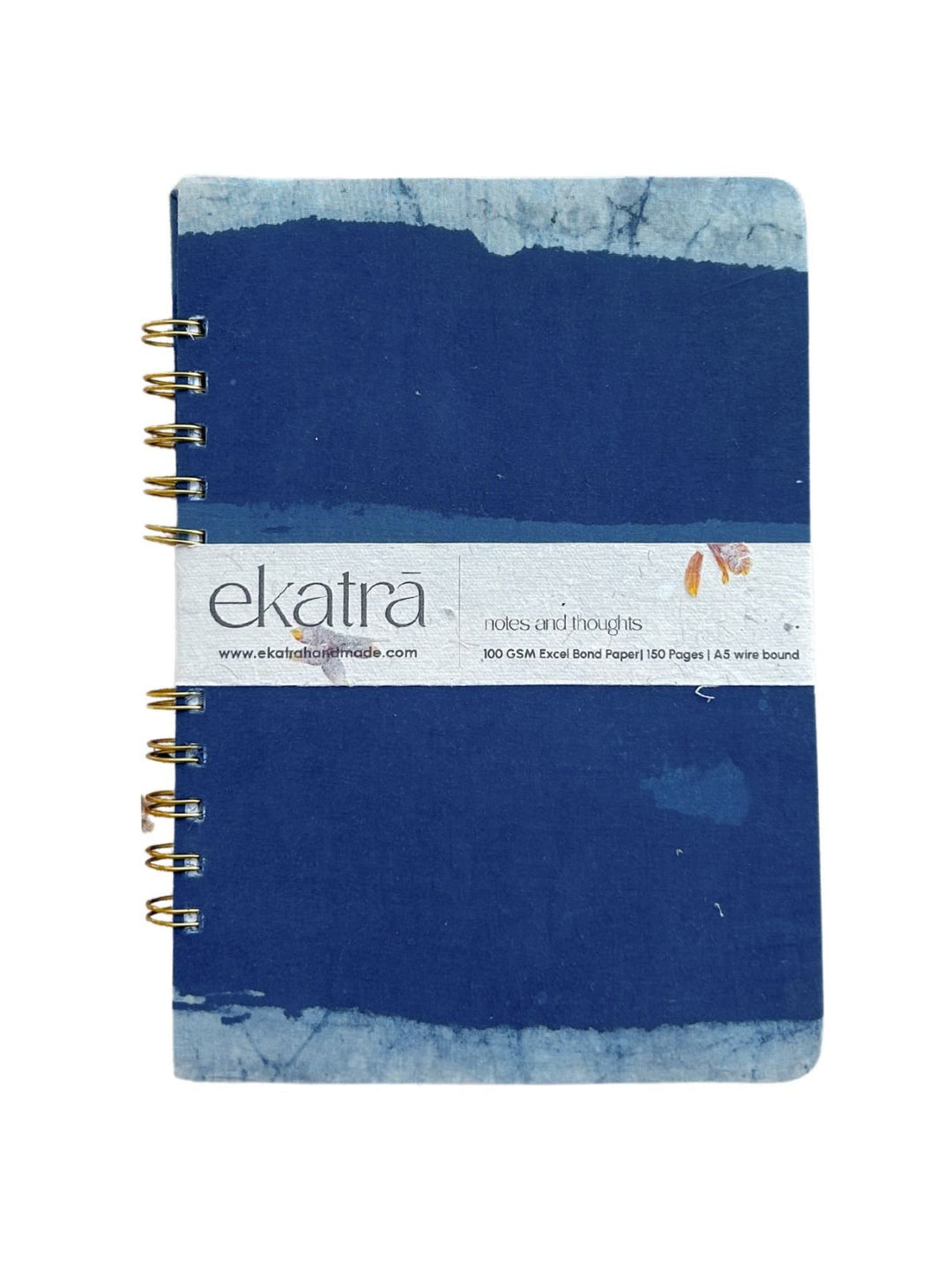 Stationery and OfficeHandcrafted A5 Wire Bound Ruled Paper JournalEkatra