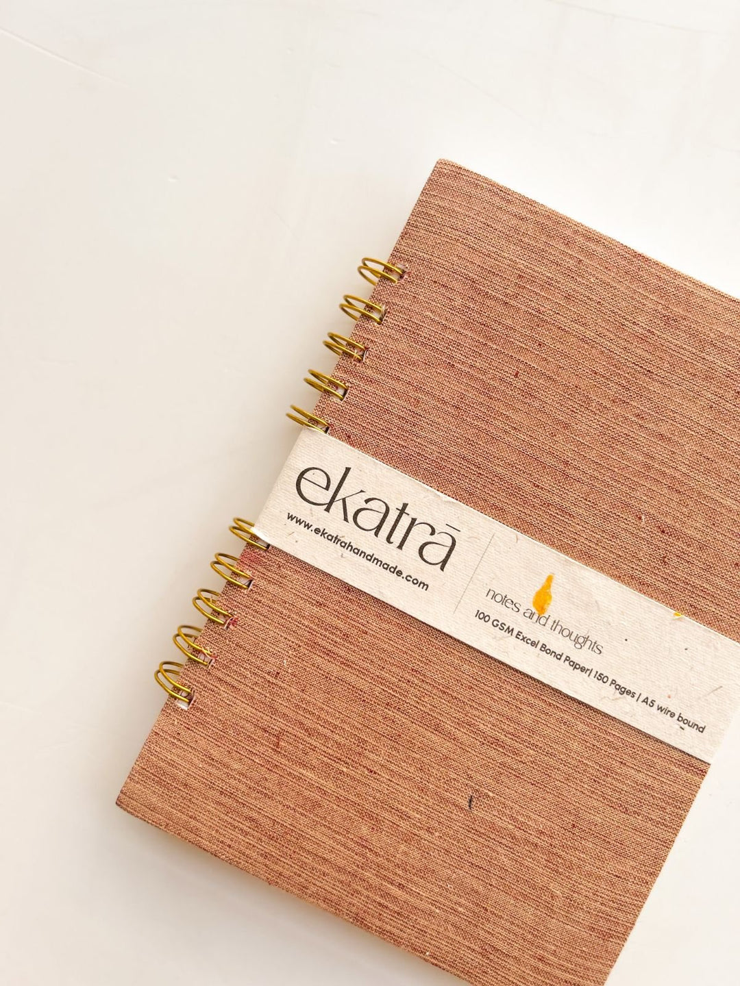 Stationery and OfficeHandcrafted A5 Wire Bound Ruled Paper Journal SolidsEkatra