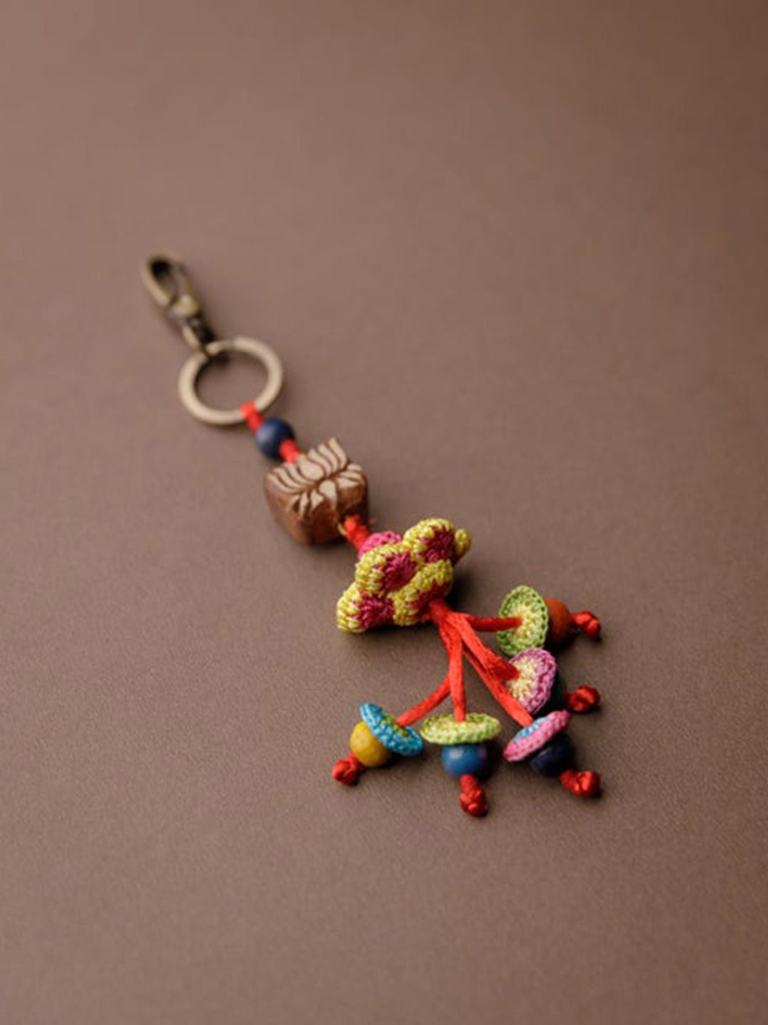 Personal AccessoriesHandmade Crochet Boho Bag Charm Key ChainSamoolam