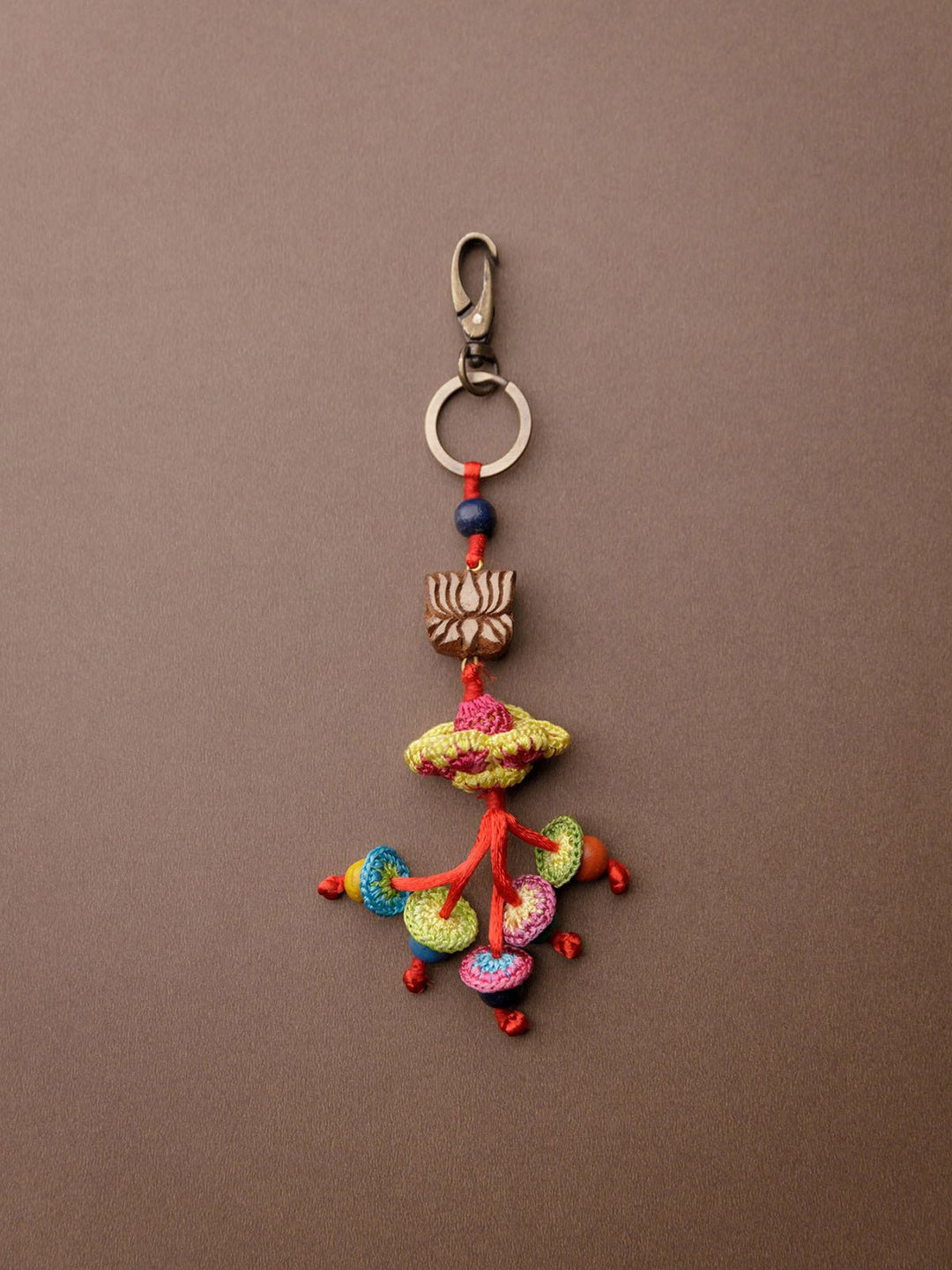 Personal AccessoriesHandmade Crochet Boho Bag Charm Key ChainSamoolam